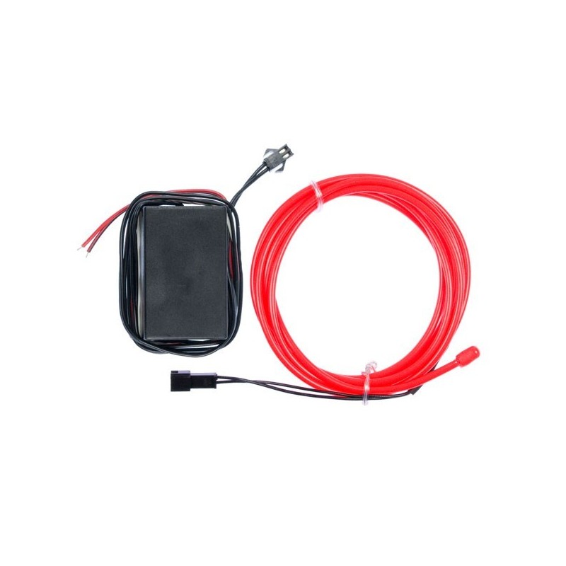 Neon-Schlauch Tuning PC rot - 2m