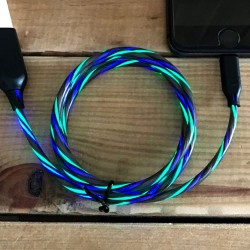 Cargador RGB iluminado para smartphones Android