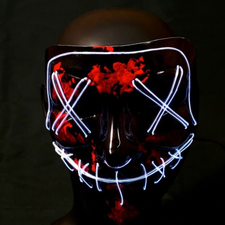 La Purge luminous mask white