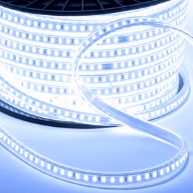 Ruban LED 220V Étanche Puissant 2100lm/m Blanc Froid 6000K – Dimmable – Vendu par 10cm