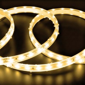 Ruban LED 220V Étanche Blanc Chaud 2700K Dimmable – Longueur 10m