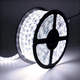 Ruban LED 220V Étanche Blanc Neutre 4000K Dimmable – 20m