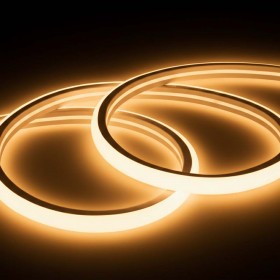 Ruban LED Néon Flexible 220V 2m Blanc Chaud 2800K Étanche – Lumière Continue