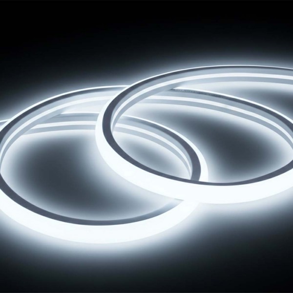 LED strip El wire Flexible 220V 5m Cool White 6000K Waterproof - Continuous Light
