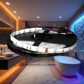 Tira LED RGB 12V estanco IP65 - 30LED/m - 5m