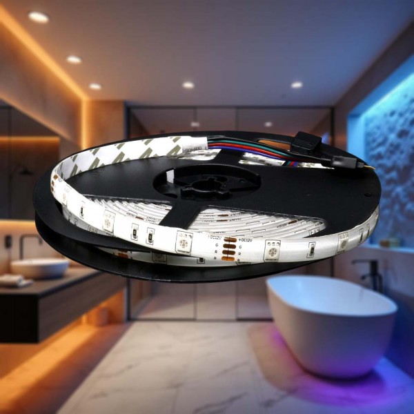 Ruban LED RGB 12V étanche IP65 – 30LED/m – 5m