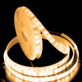 Tira LED 12V Resistente a la intemperie IP65 120LED/m Blanco cálido 3000K - 5m