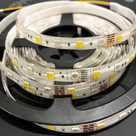 Ruban LED RGBCCT 12V Multicolore + Blanc Variable Étanche IP65 – 60LED/m – 5m