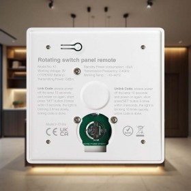 Interrupteur variateur LED connecté à fixer au mur