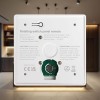 Wall-mounted LED dimmer switch