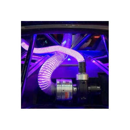 Neon flexible tuning auto bleu moteur