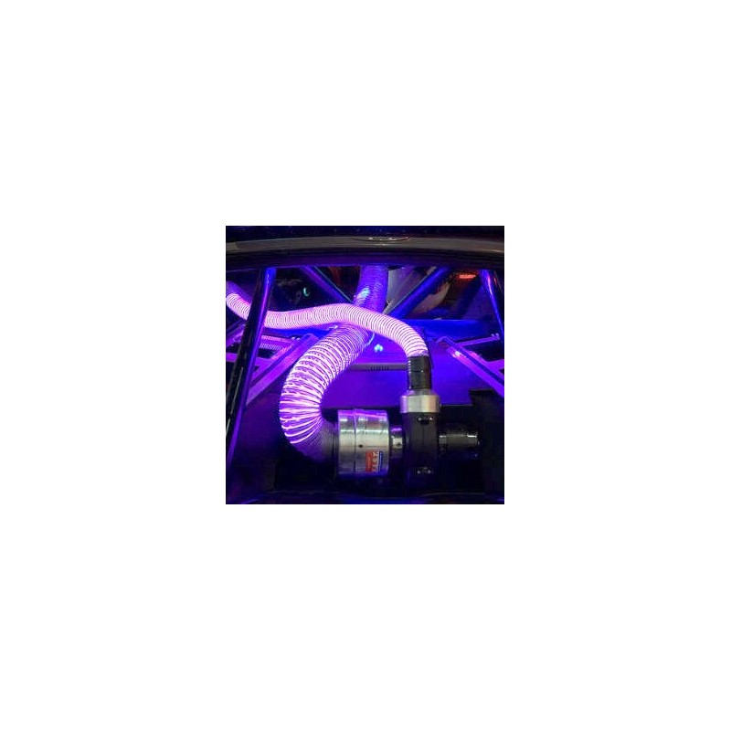 Neon flexible tuning auto bleu moteur