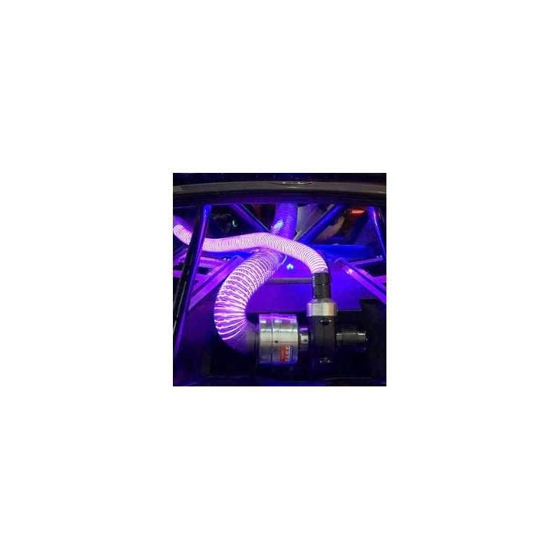 Neon flexible tuning auto bleu moteur