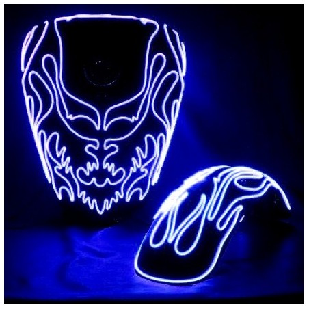 Neon Schlauch Tuning Motorrad Tank
