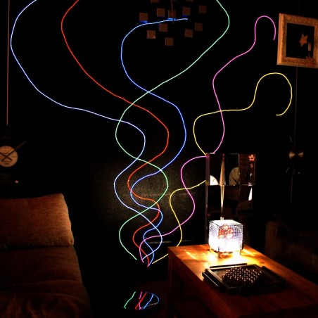 Neon flexible deco hauswand
