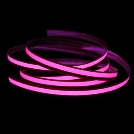 Cinta luminosa rosa ancho 1cm